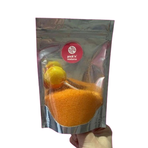 orange sherbet lolly pouch