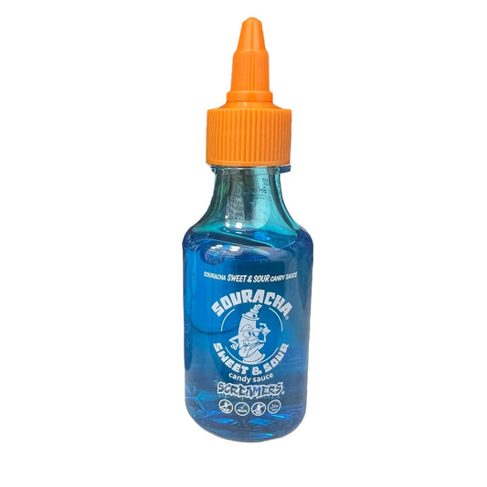 sour raspberry souracha bottle