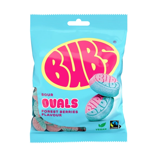 bubs forest berries sour foam ovals (90g)