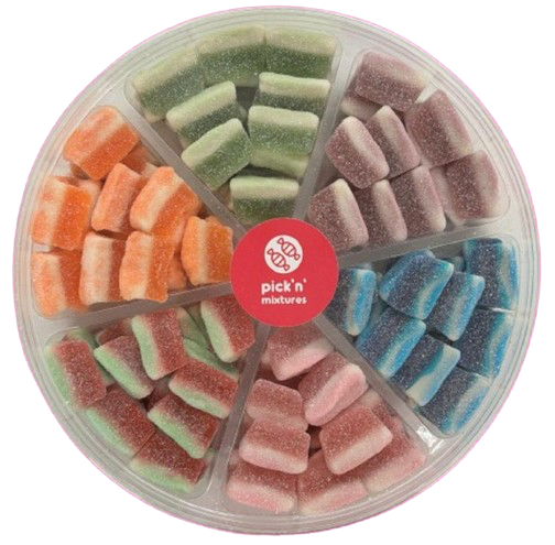6 section - sweet platters