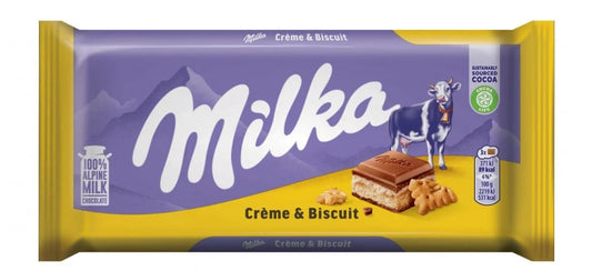 milka cream & biscuit