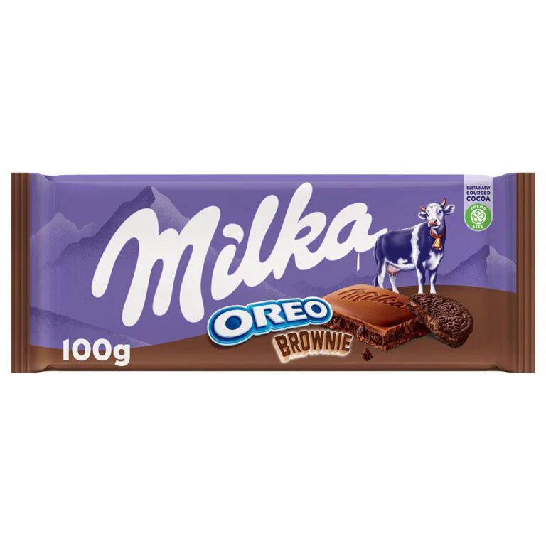 milka oreo brownie